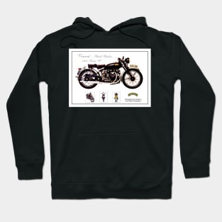 Vincent - Black Shadow - 1952 Series 'C' Hoodie